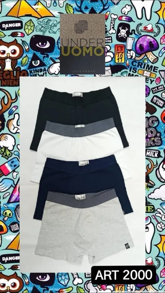 UNDERUOMO 2000 BOXER LISO ALG Y LYCRA