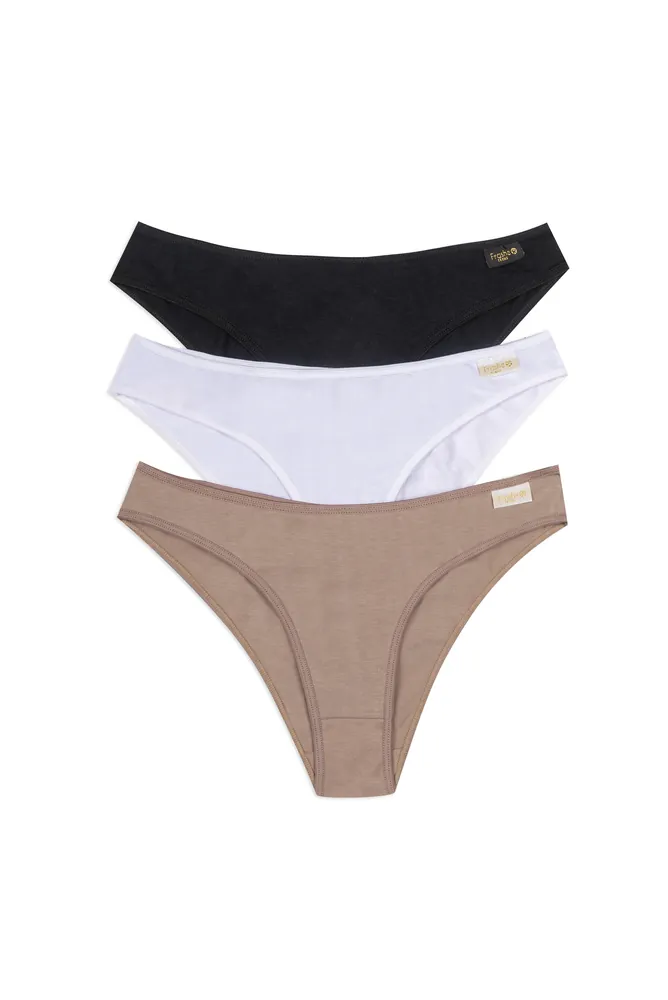 FRASHE 508 PACK X3 VEDETINAS DE ALGODON Y LYCRA