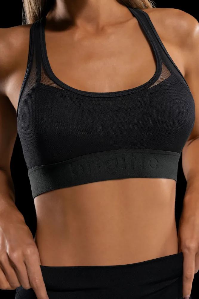 BRIGITTE B8 TOP DEPORTIVO DE MICROFIBRA CON MICROTUL