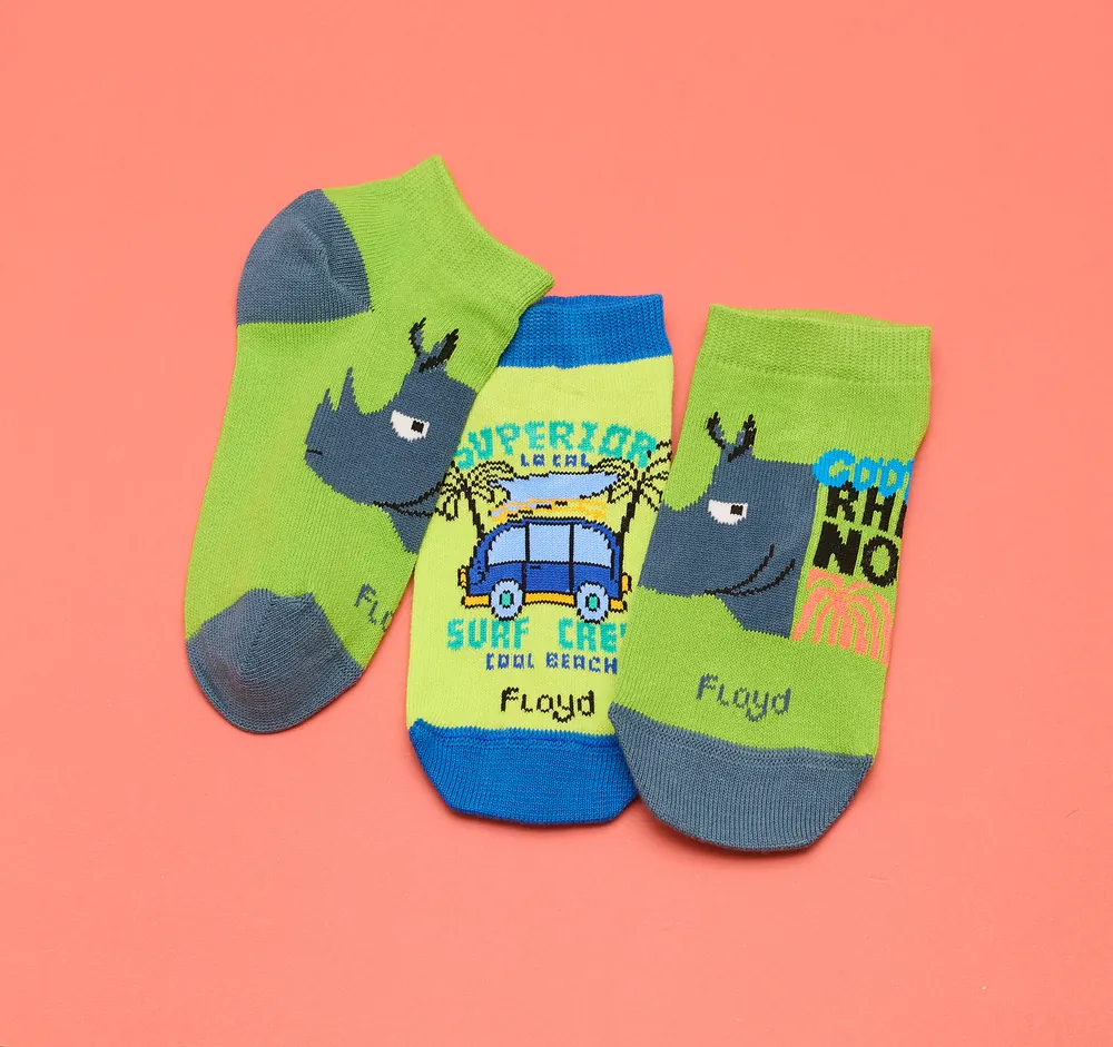FLOYD 61 SOQUETE ESTAMPADO DE NIÑO T3