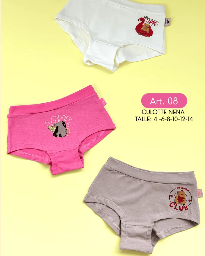 SAYKA 10008 PACK X3 CULOTTES DE NENA