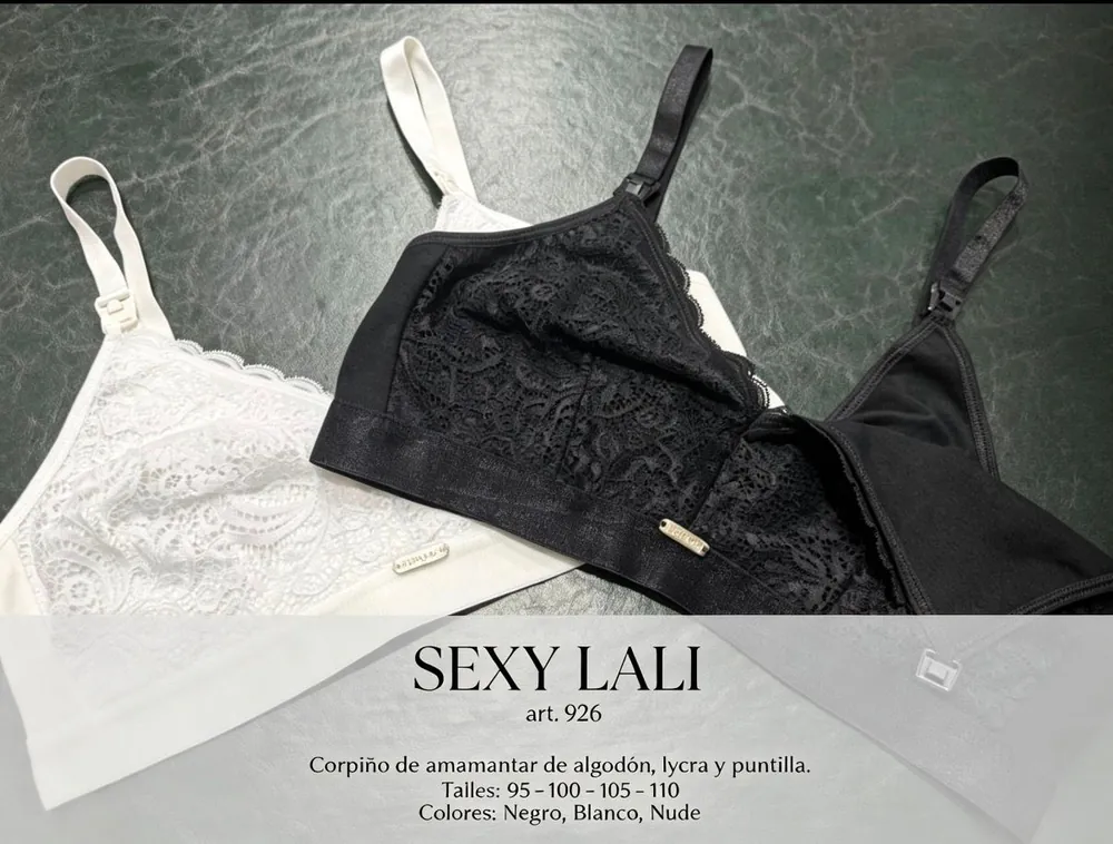 SEXY LALI 926 CORPIÑO MATERNAL DE PUNTILLA