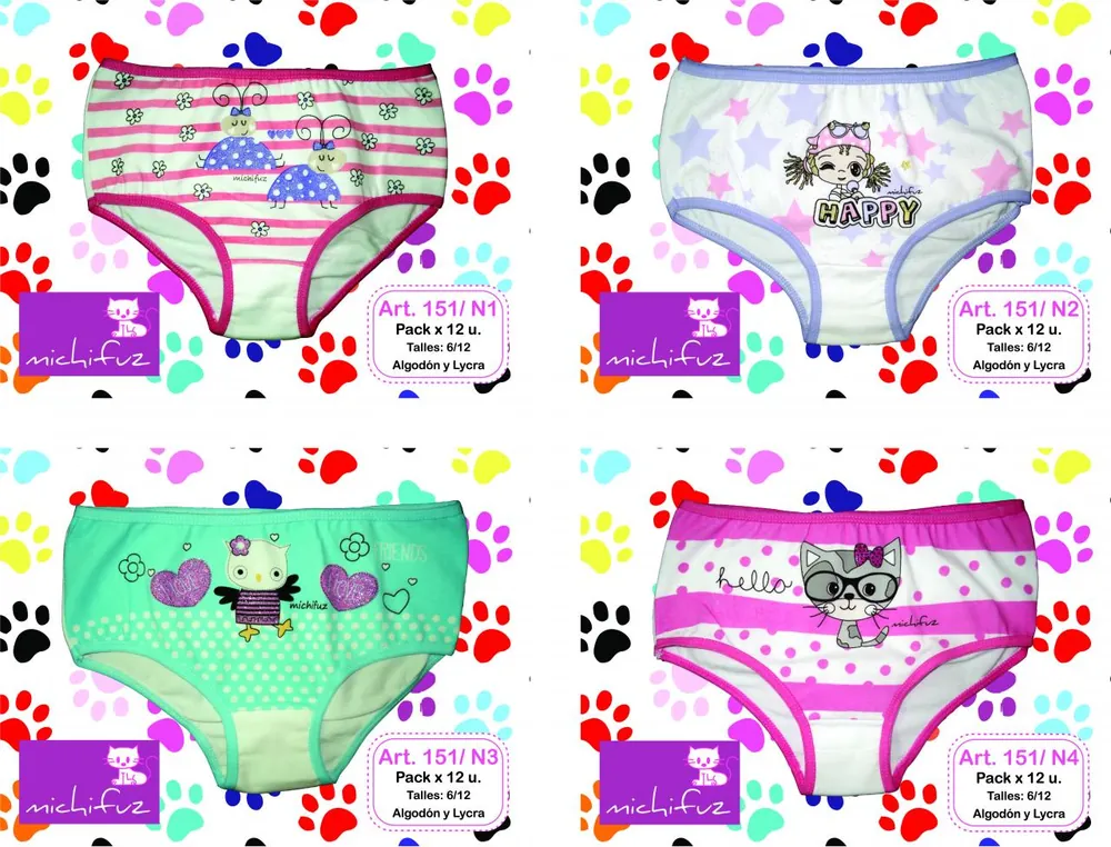 MICHIFUZ BOMBACHAS DE NENA X6