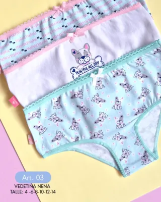 SAYKA 10003 PACK X3 BOMBACHAS DE NENA
