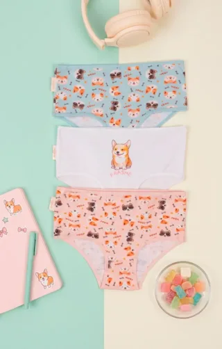 FRASHE 9014 PACK X3 BOMBACHAS DE NENA ESTAMPADAS