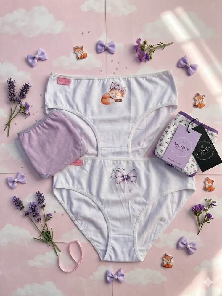 MAREY 103 PACK X3 BOMBACHAS DE NENA ESTAMPADAS